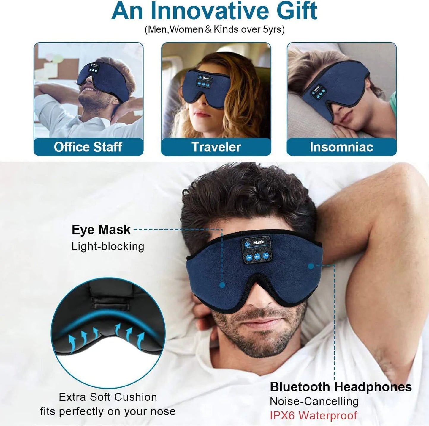 Bluetooth Sleeping Eye Mask